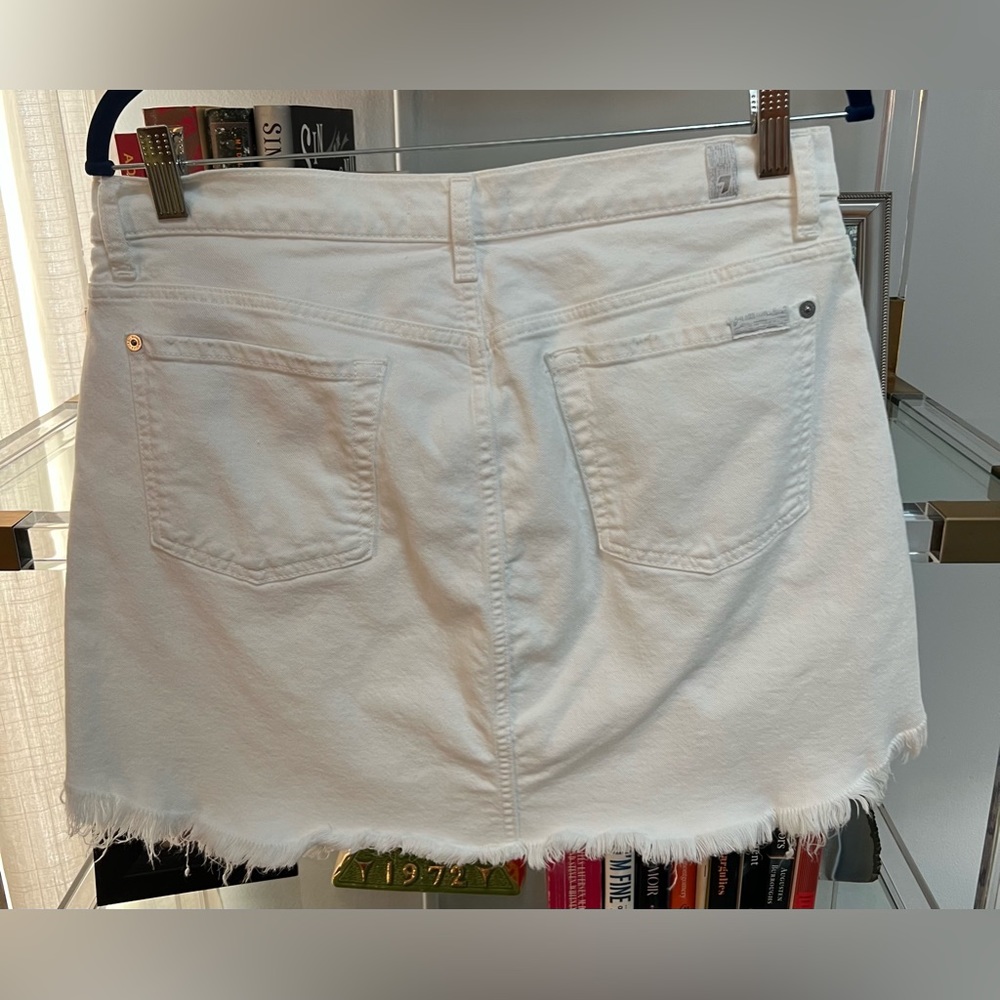7 For All Mankind Denim Skirt - Picture 6 of 7